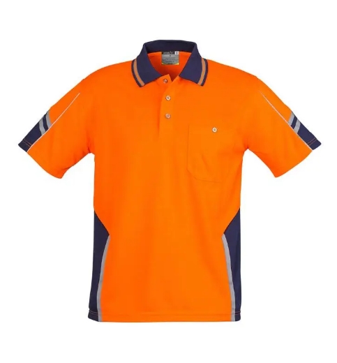 Picture of Syzmik, Mens Hi Vis S/S Squad Polo